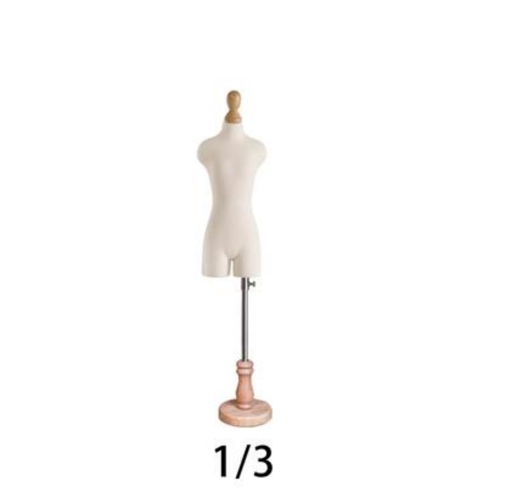 Mini taglia busto in legno Manichini femmine abiti da corpo Full Body Women Cust Can Pin crimine AT0002