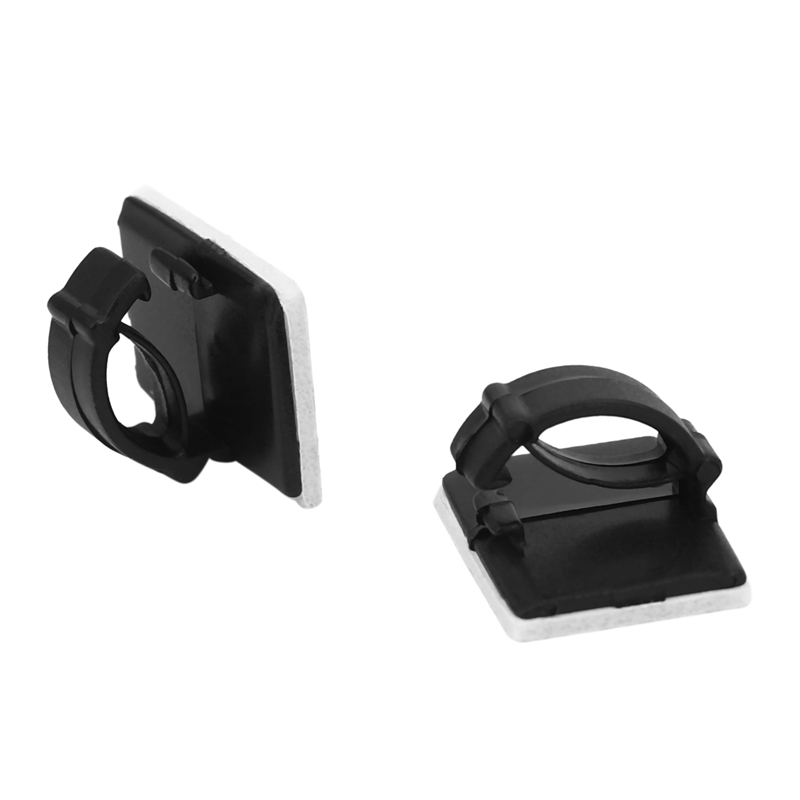 . Self Adhesive Cable Clamp Rectangular Cable Clips Cable Tie Quick Bind Cable Wire Management Holder For Car