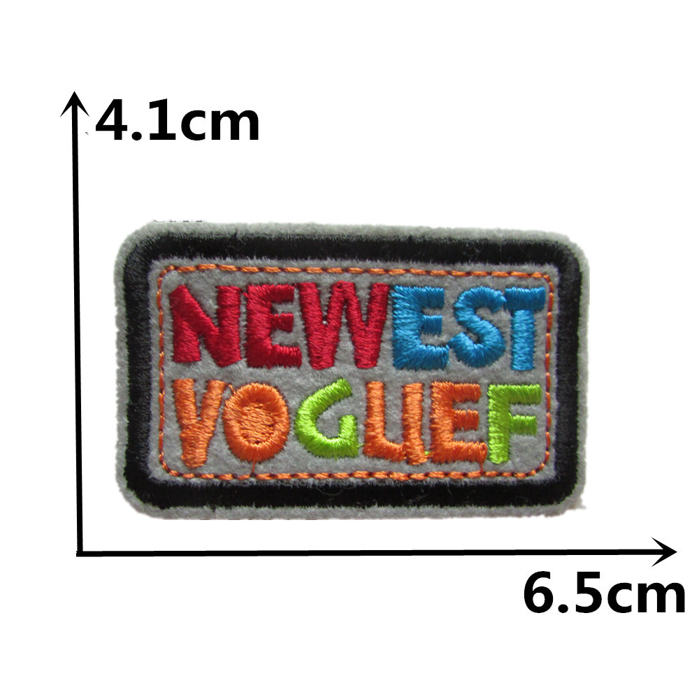 English Alphabet Badge Embroidery Hot-melt Adhesive Patch Wholesale Sales 1-DIY Sewing Decorative Clothing Patches