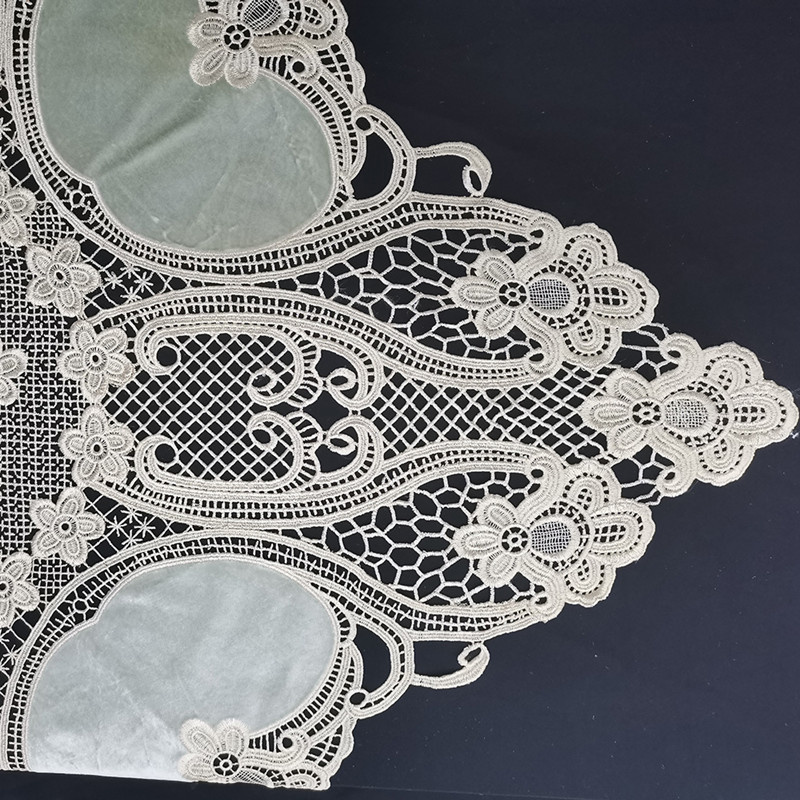 Роскошный европейский крючковый сшивающий бархатная ткань квадратная скатерть столовая набор набор для подводной духовки