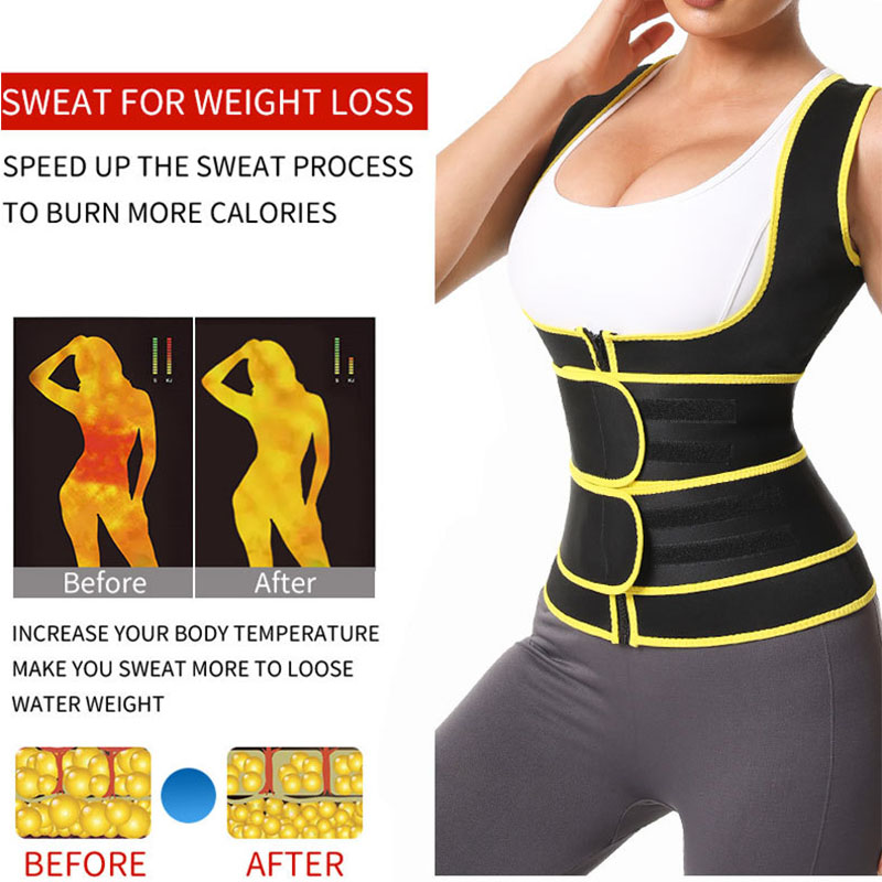 GUUDIA Open Bust Shaper Corsets Women Sauna Sweat Tops Waist Trainer Corset Slim Tank Top with Extra Straps Firm Control Belly