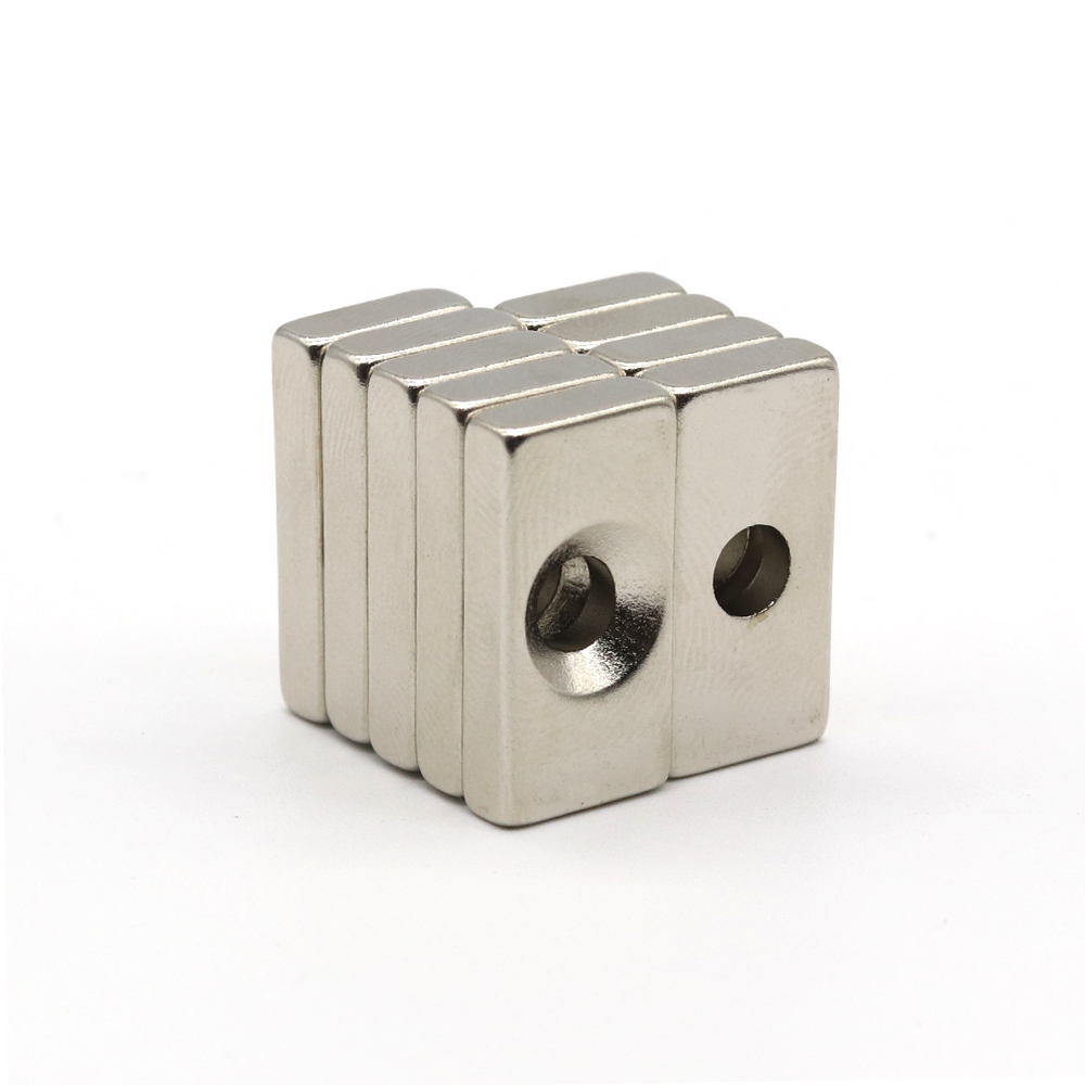 5/10/20/50/20x10x4-4 mm Block NdFeB N35 Neodymium Magnet Super Powerful imanes Permanent Magnetic 20x10x4 Hole 4