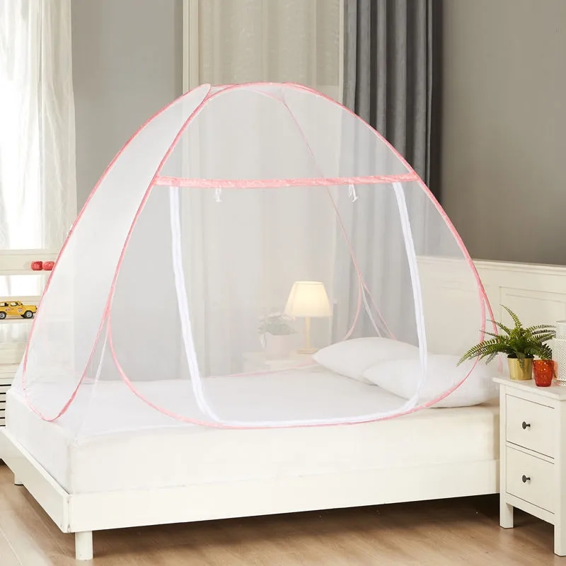 Summer ,Bunk Bed Mosquito Net for Student Dormitory, Anti-fall, Full-bottom,Mosquito Net,Home, Single Door, Yurt Mosquito Net