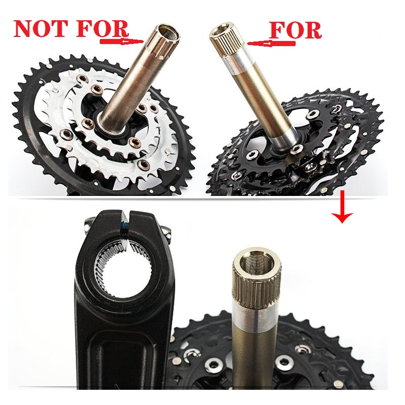 Bicycle Crank Pliage Bike gauche Calle de manivelle Bran 170 mm pour Shimano M4050 M590 M610 SLX XT CRANKSET ALLIAGE