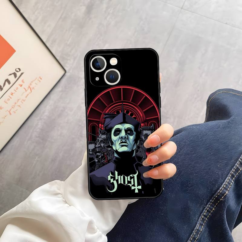Ghost Heavy Metal Band Phone Case For Iphone 14 13 Pro Max 12 Xr X Xs Mini6 6s 7 8 Plus Se 2020 2022 Mobile Phone Accessories