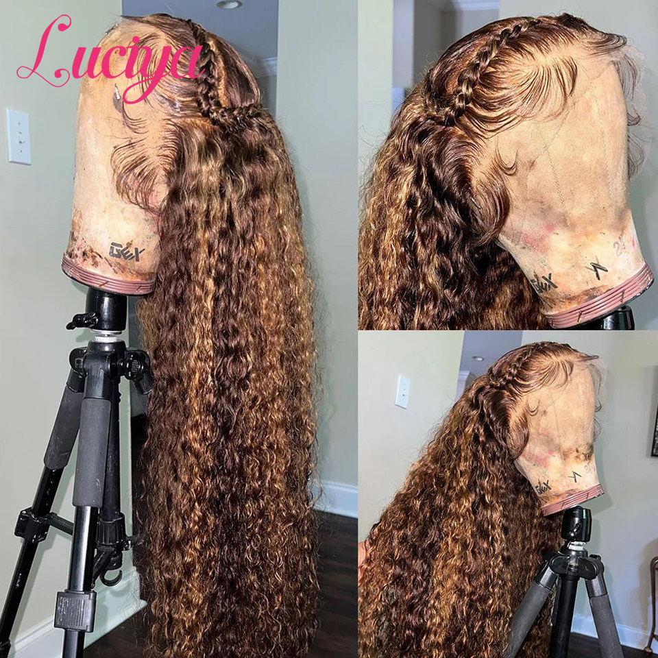 13x4 Lacet Lace Lace Front Heuv Hair Wig 32 