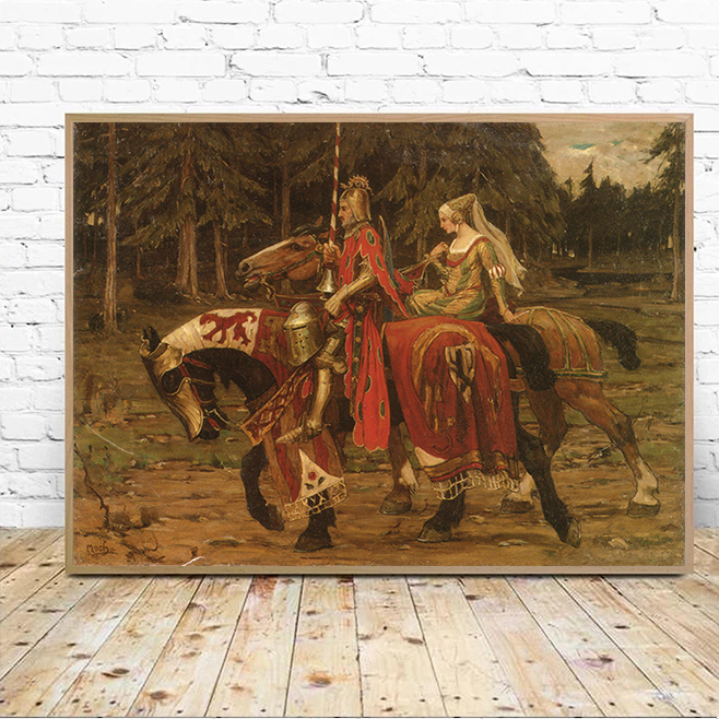 Tsjechische kunstenaar Alphonse Maria Mucha Art Poster Canvas Painting Art Wall Painting Living Room Home Decoratie