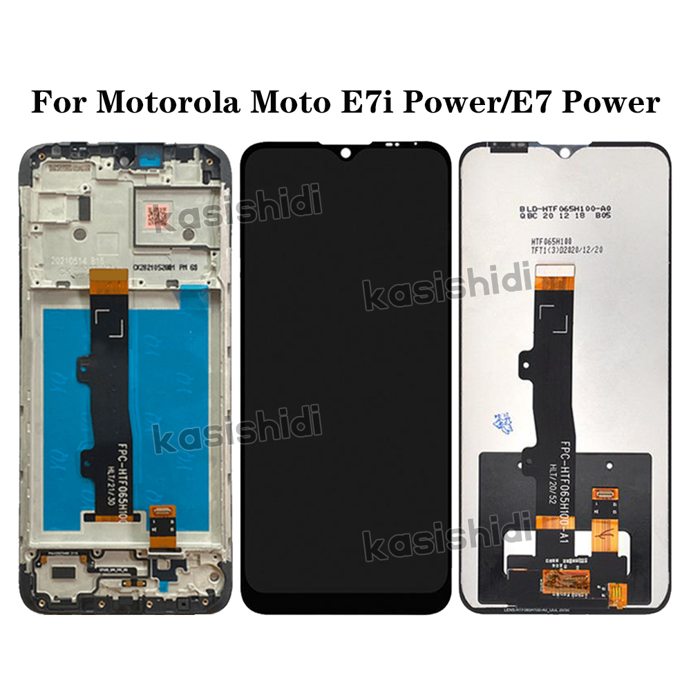 6.5" LCD For Motorola Moto E7 E7i Power Lcd Display Screen Touch For Moto E7 Power LCD Diaplsy Digitizer Assembly Repair Parts