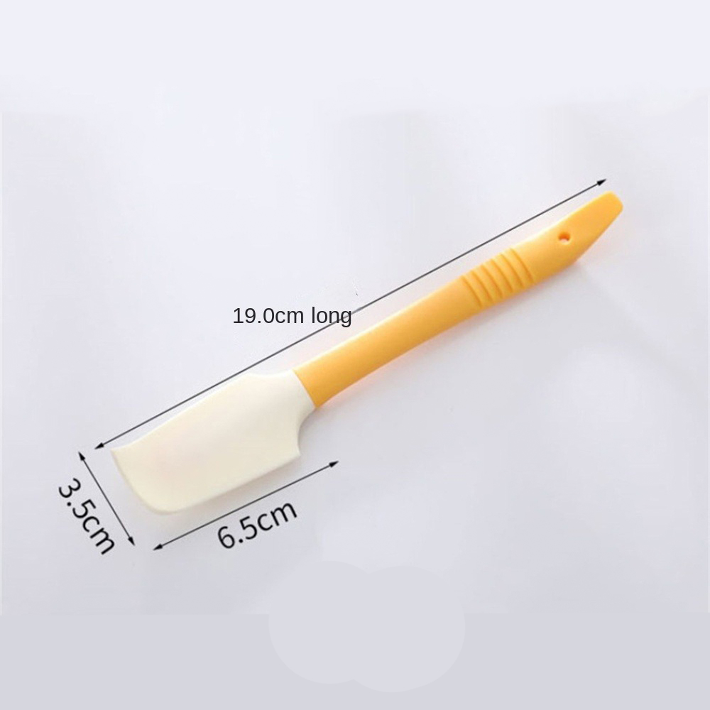 1~Silicone Mini Kitchen Spatula Cream Butter Cake Spatula Mixing Batter Scraper Brush Butter Mixer fits all kinds of jars