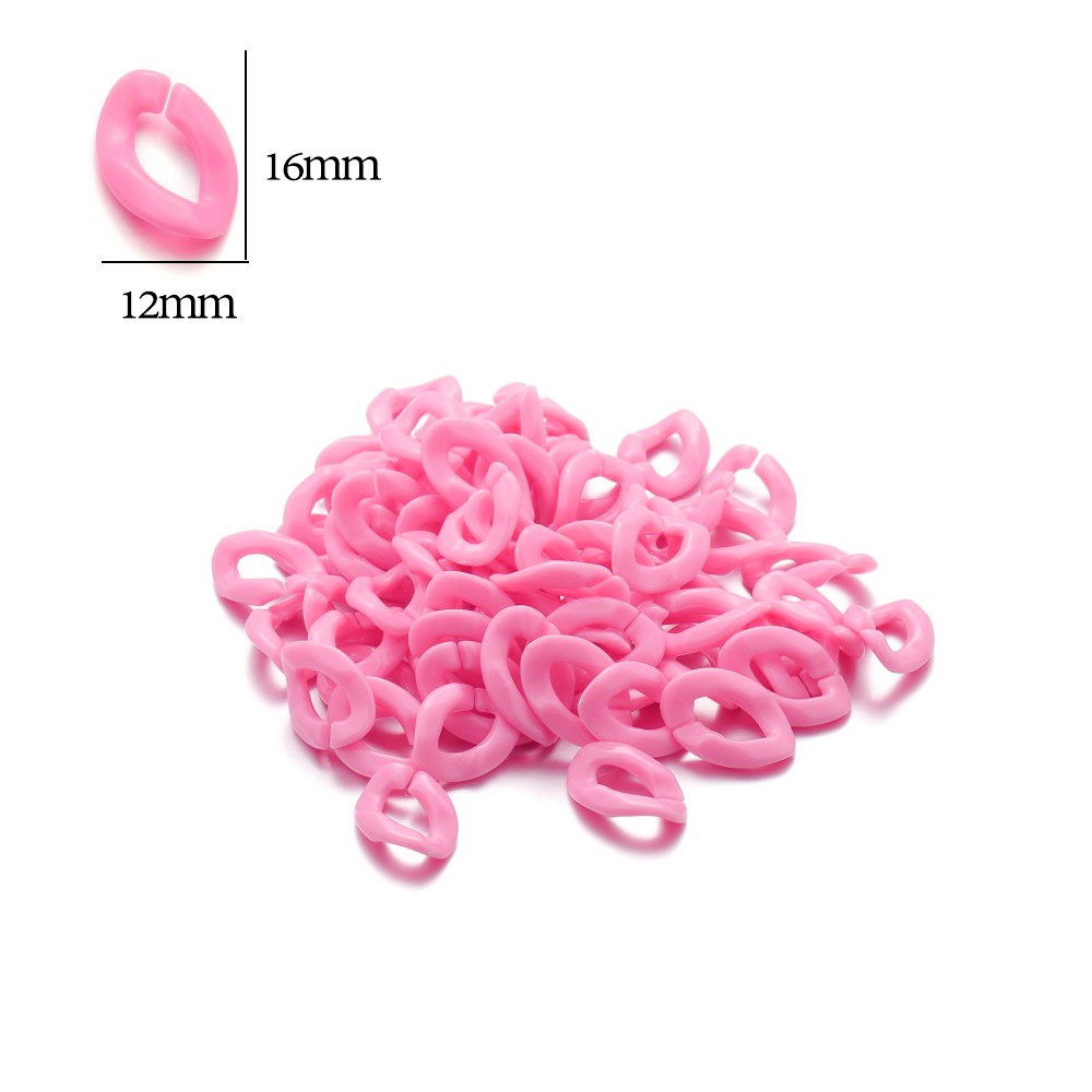 20/50/Multi Acrylic Twisted Chains Assembled Parts Beads For Jewelry Making DIY Bracelet Necklace Earrings Accessories