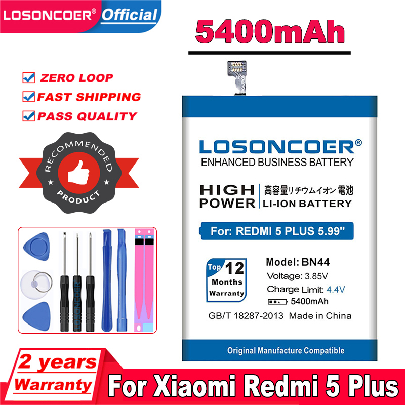 BN45 BN46 BN47 BN48 BN51 Батарея для Xiaomi Redmi 4 Pro Battery 3G RAM 5 Plus 4x 4x для Redmi 4 Примечание 5 Pro 6 8 Примечание 6 Pro 8a