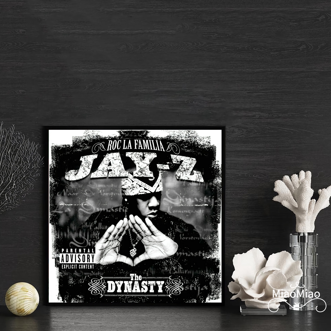 Jay-Z The Dynasty Music Album Cover Poster Canvas Art Print Home Decor Wall Painting ingen ram