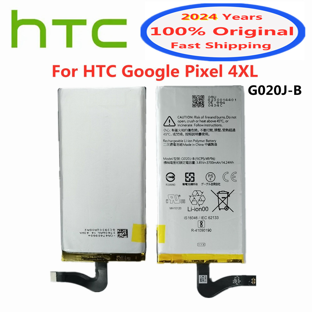 Högkvalitativ original G020J-B-batteri för HTC Google Pixel 4 XL 4XL Pixel4 XL Pixel4XL 3700MAH G020J B Ersättningstelefon Bateria
