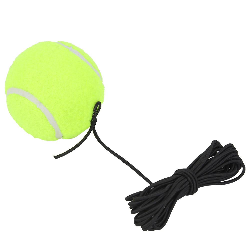 Tennis Ball Tennis Beginner Training Ball with 4M Elastic Rubber String for Single Practice