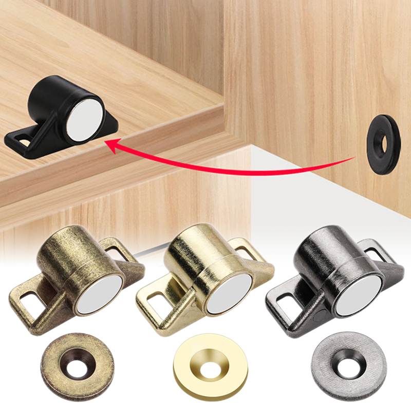 Magnet Schranktür Fang Magnetmöbel Türstopper näher starken super leistungsstarken Magneten Latch Home Hardware Möbel