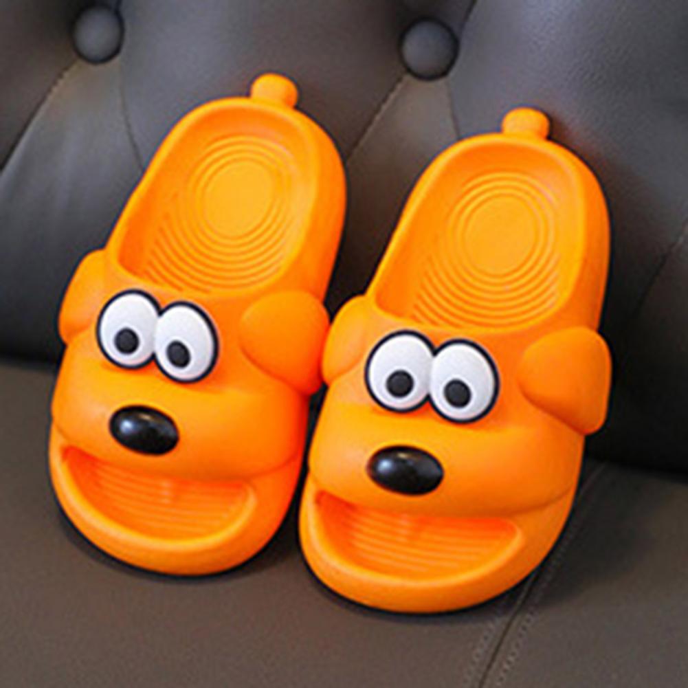 e Enfants élégantes Slippers Sock-Absorbent Toddler Slippers Migne Dog Forme Open Toe Sandales Sandales