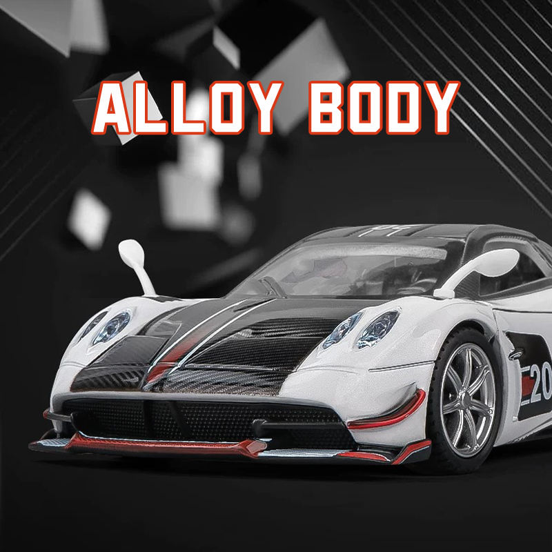 1:32 escala pagani huayra bc aloy caro modelo leve efeito sonoro brinquedos de carro dubas