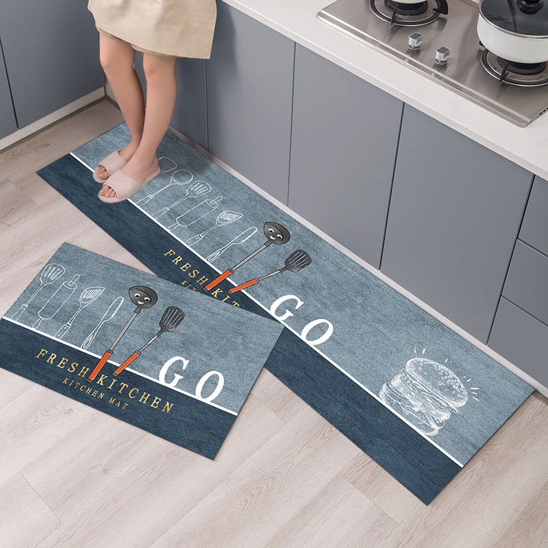 / ensemble Mat de cuisine moderne tapis antidérapant tapis ménage de la maison