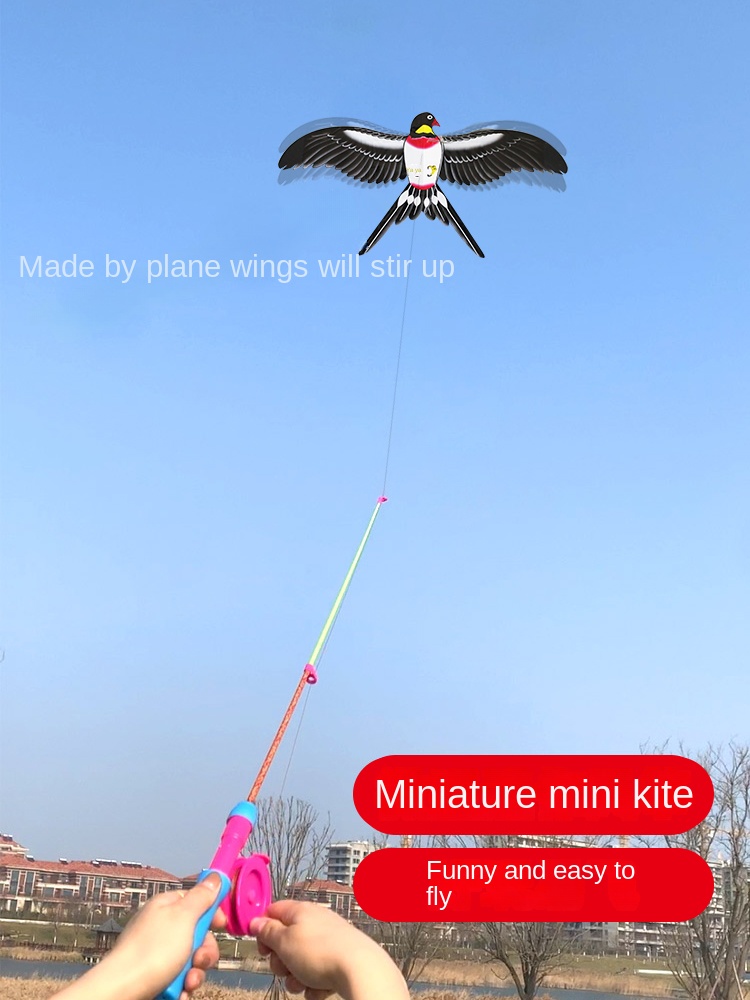 Rod de pêche kite kite kite mini aigle hirondelle papillon