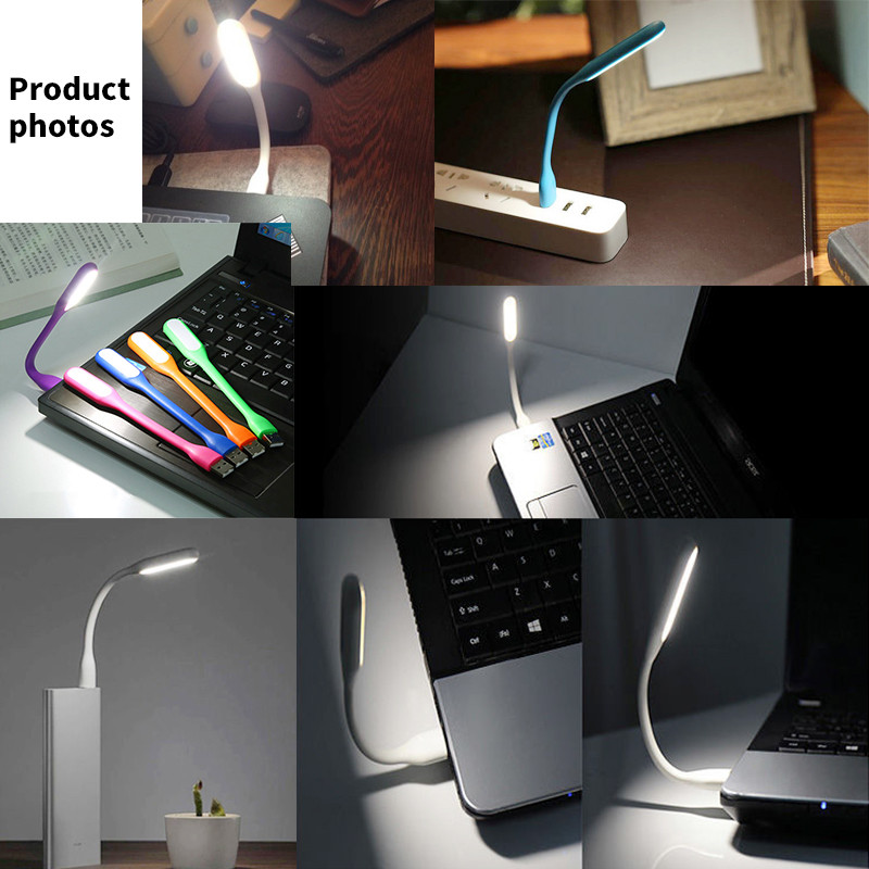 USB LED Portable Book Licht Indoor Licht Bescherming Flexibele Lamp Power Bank Notebook Laptop Laislamp Nachtlicht