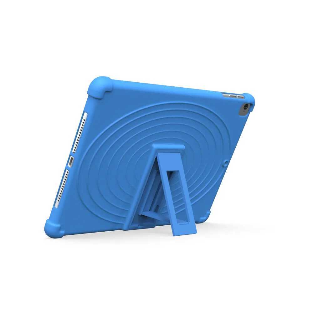 Tablett PC -fall Väskor Fall för iPad Air 2 Full Body Tablet Cover för iPad 9th Generation Cases Soft Silicone Kids Case för iPad 5th / 6th / 7th / 8th 240411