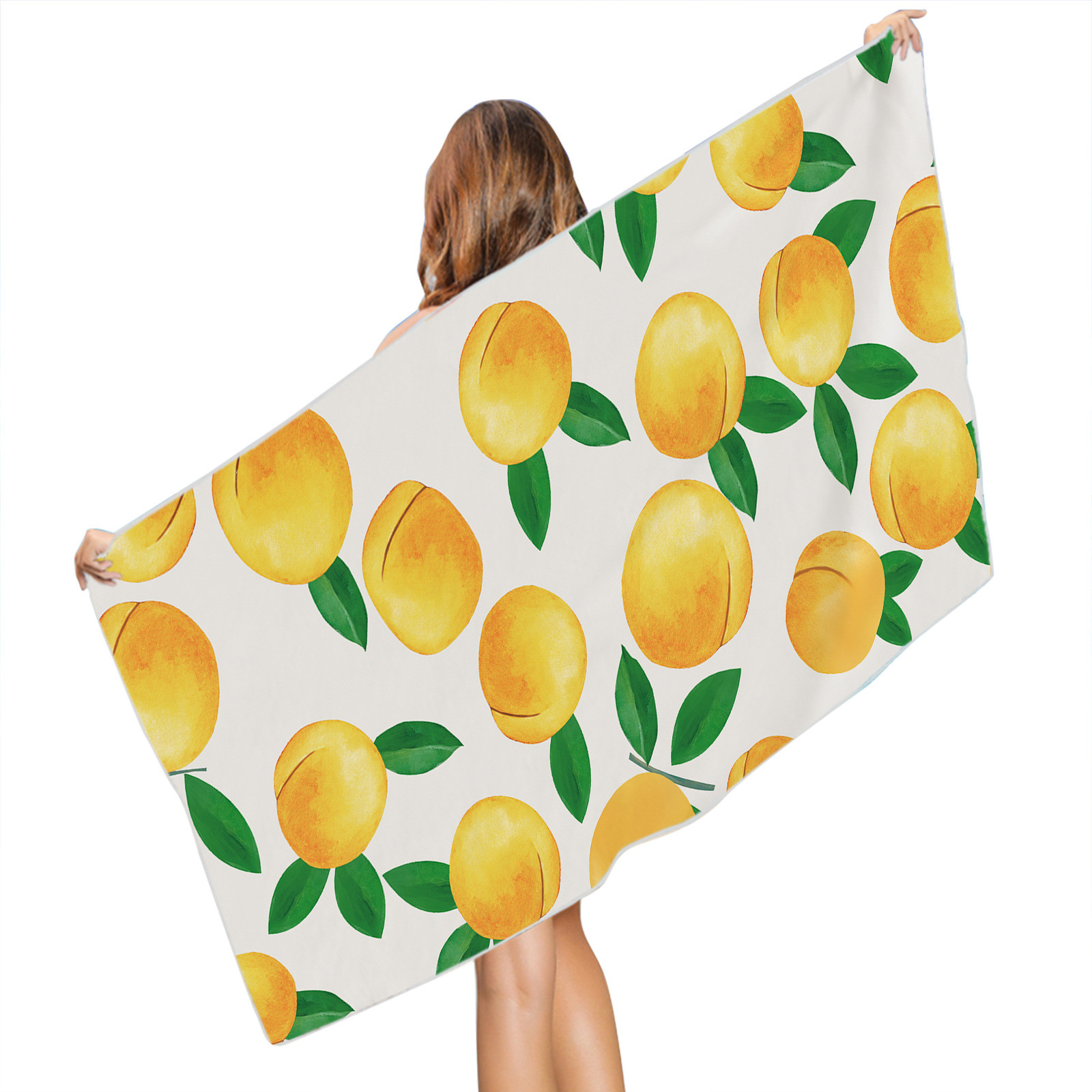 Princer des fruits serviettes de plage d'été Tropical Fruits tropicaux Super absorbant Sable sans piscine colorée serviettes de bain douce serviette de natation douce pour adulte pour enfants