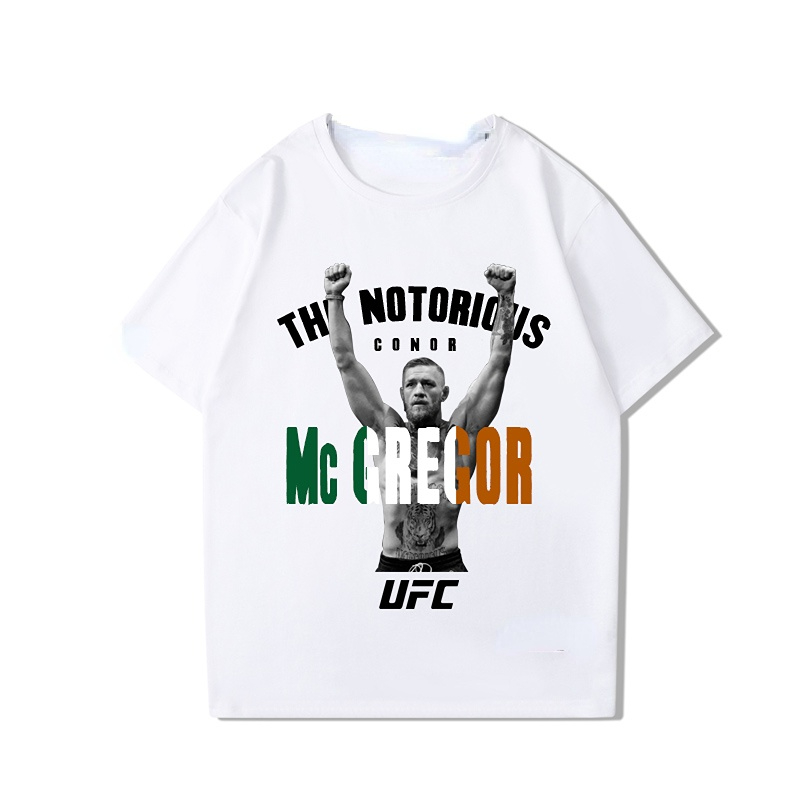 Conor McGregor T -shirt Irish Ireland Fight MMA Boxing King Conor Tshirt Ny Cool Fighter Graphic Summer Cloth for Boxing Lover