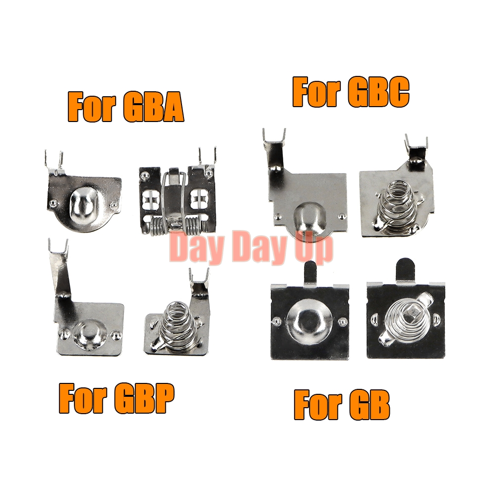 Battery Terminals Spring Contacts Battery Spring Replacement For Nintendo Game Boy Advance Game Console For GBP GBA GBC GB