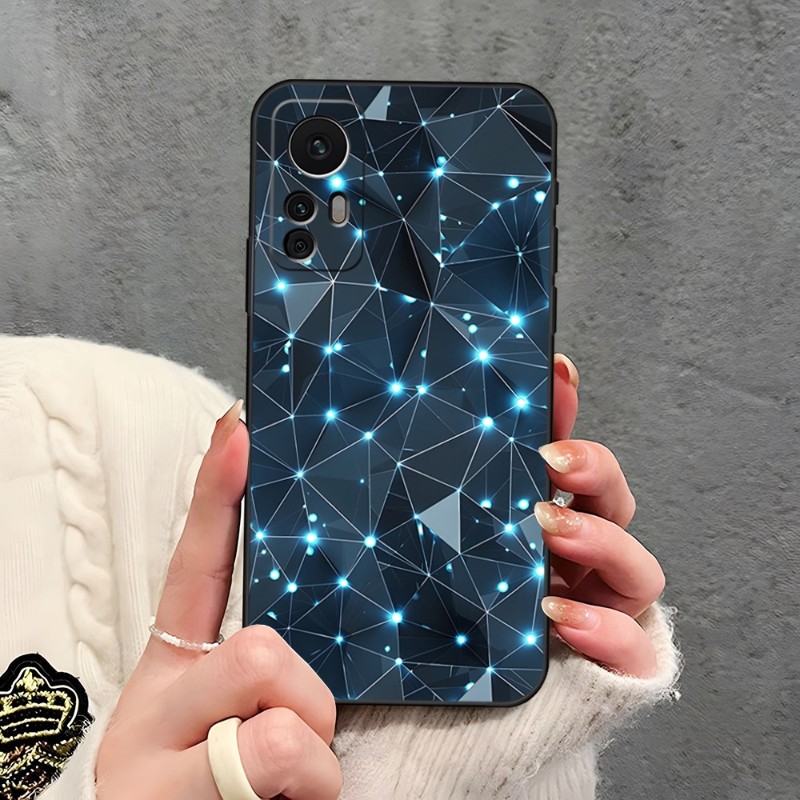 Роскошная геометрия Cool Phone Case для Redmi 8 9 9a 7a 10 8a 10a Примечание 11 10S 7 11S плюс Poco x3 Pro NFC Design Cover Back Cover