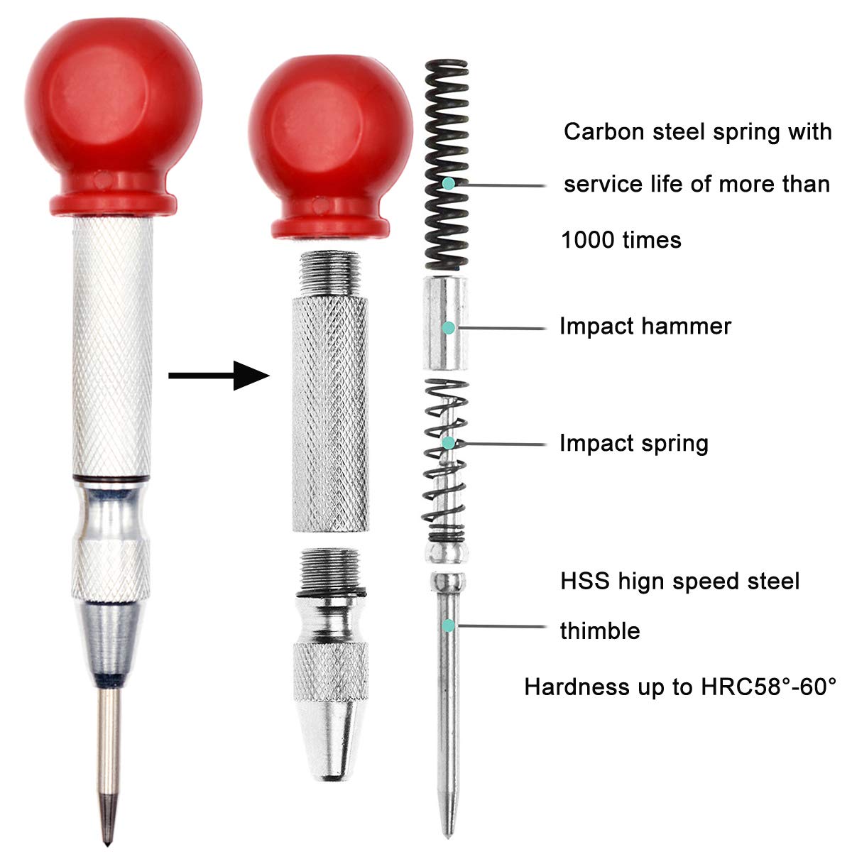 Ny titanpläterad Hex Shank HSS Skruvtråd Metriska kranborrbitar Skruvmaskin Compound M3 M4 M5 M6 M8 M10 Handverktyg Punch