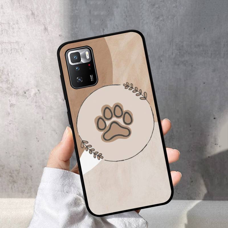 Best Friends Dog Paw Téléphone pour Redmi Note 8 7 9 4 6 Pro Max T X 5A 3 10 Lite Pro