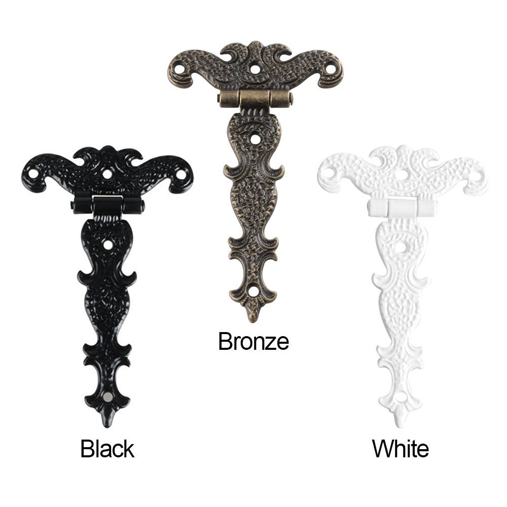 113 mm * 69 mm Bijoux antique Hinge Zinc Alloy Boad Cadre Cramet Porte de porte Porte de porte Vintage Bronze Pièces de meubles