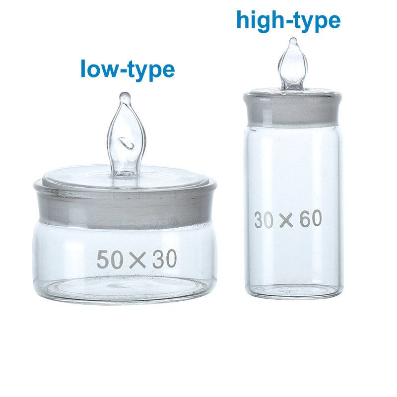 LAB الشفافة الزجاجية منخفضة النوع /النوع العالي وزن الزجاجة 40*25 50*30 60*30 70*35 25*25*40 30*50 30*60 40*70mm