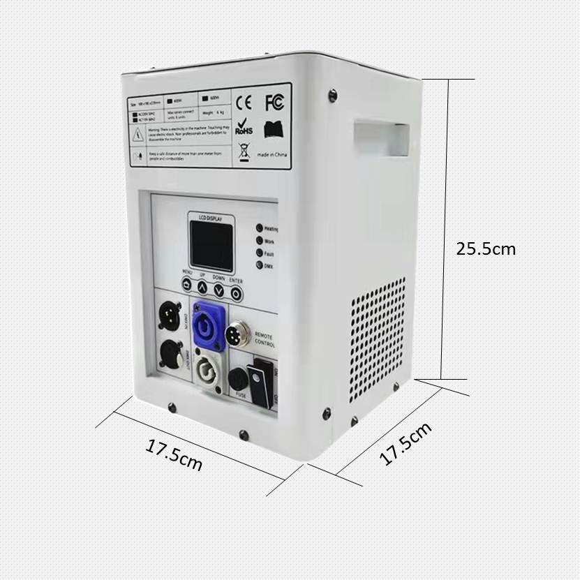 Pas de taxe Ti Powder 600W Machine d'éclaturation froide avec machine à feu à froid LCD Cold-LCD DMX DMX Machine d'étincelle à froid à distance