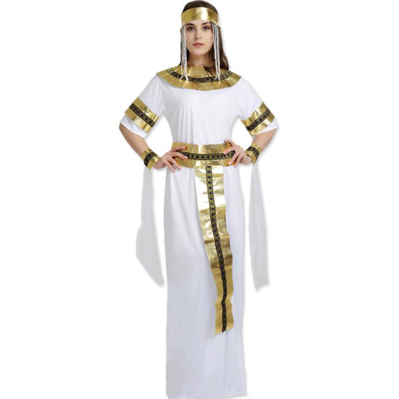 Erwachsene Antike Königin Elizabeth Euro Mädchen Frau Ägyptische Pharao Kostüme Königin Ägypten Pharao für Cleopatra Girls Party Fancy Dr.