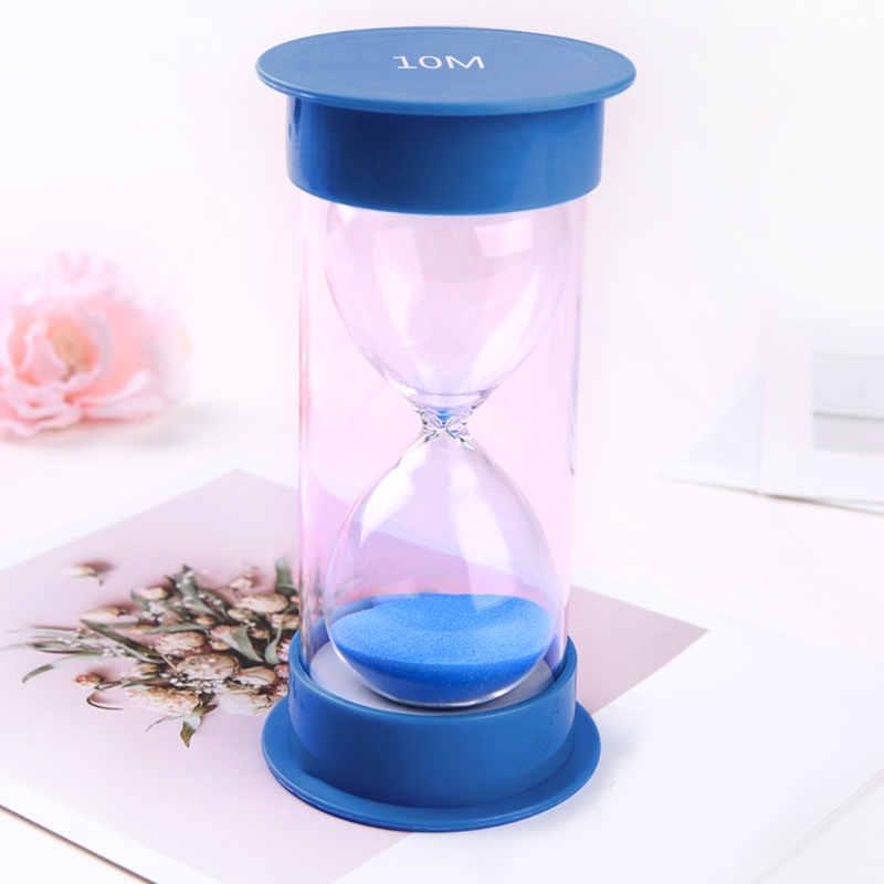 Sand Timer Set 30s/1/2/3/5/10-Minutes Hourglass Timer for Kid Classroom Kitchen Game Home Office Decorations 87HA