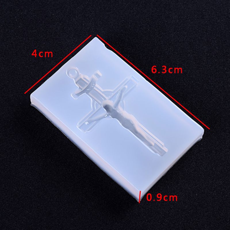 Mosso silicone Squisito Vintage Cross Jesus Mirror Gioielli fai -da -te che producono strumenti