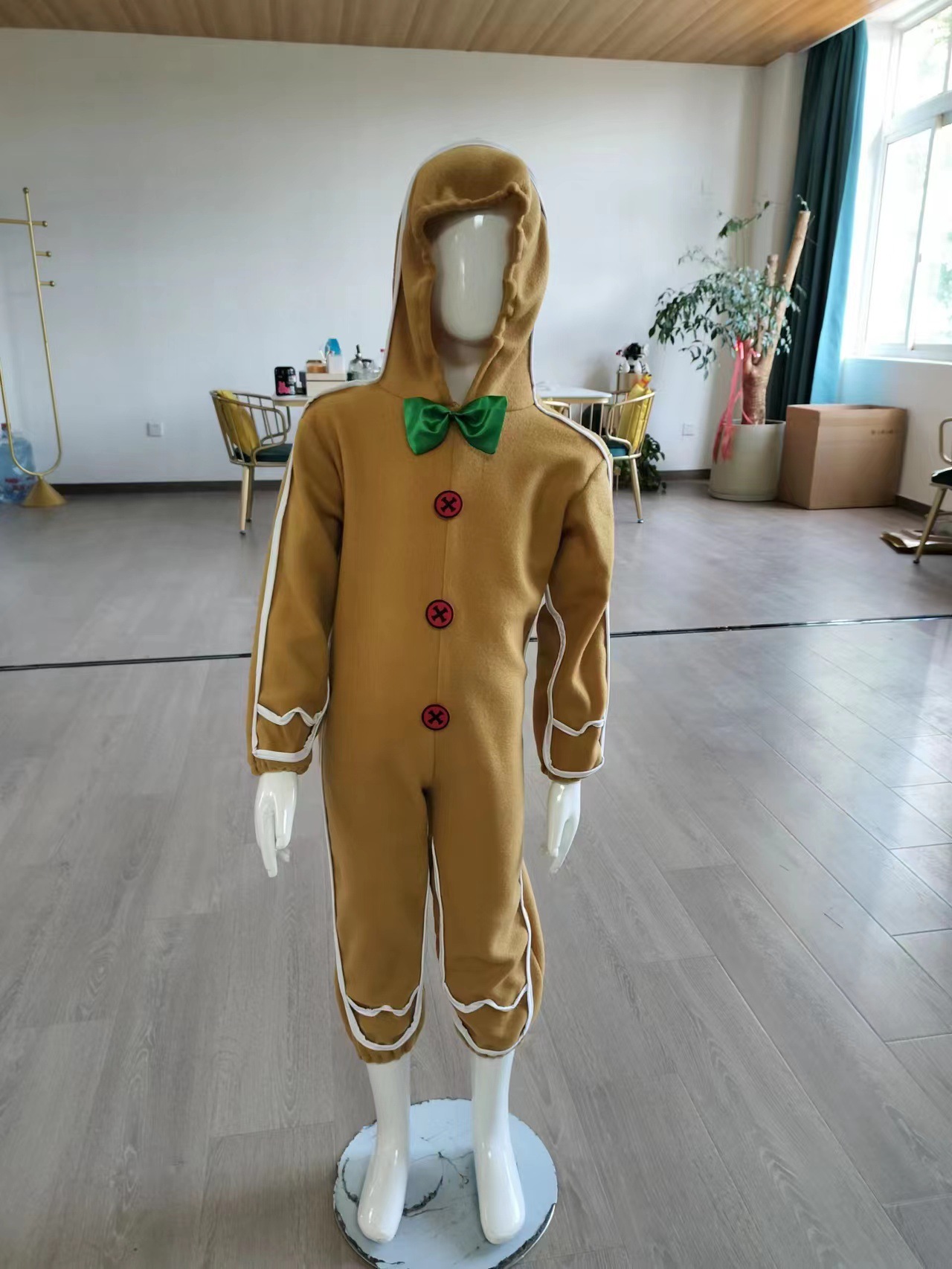 2023 NOUVEAUX garçons Christmas Jumps combinaison Girls Enfants Gingerbread Man Costume