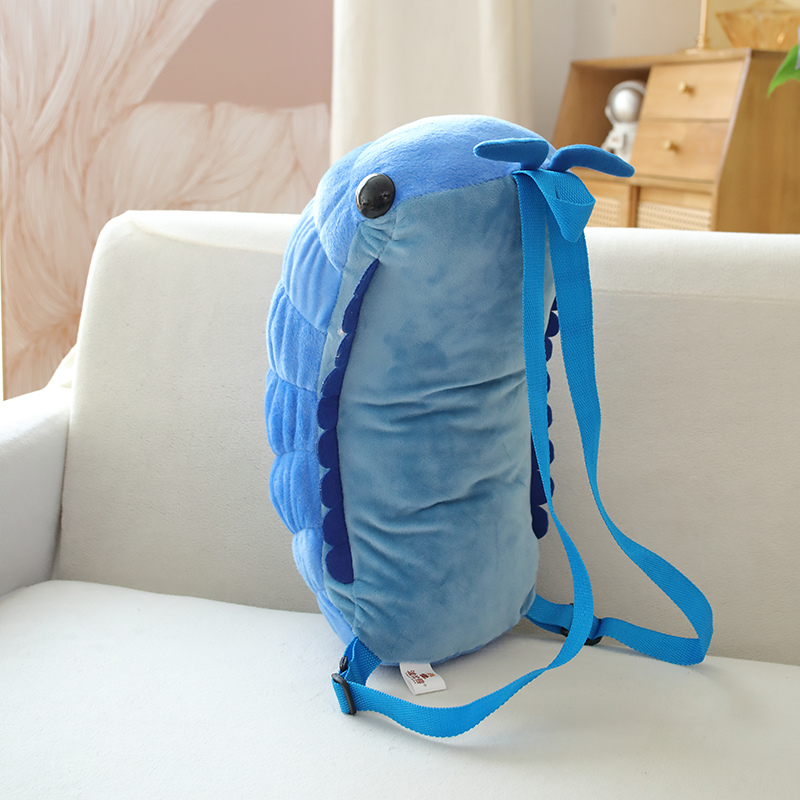 40 cm insecte drôle sac à dos en peluche jouet en peluche molle plugie pillbug sac créatif toys for kids girl boys fête accesstes d'anniversaire cadeau