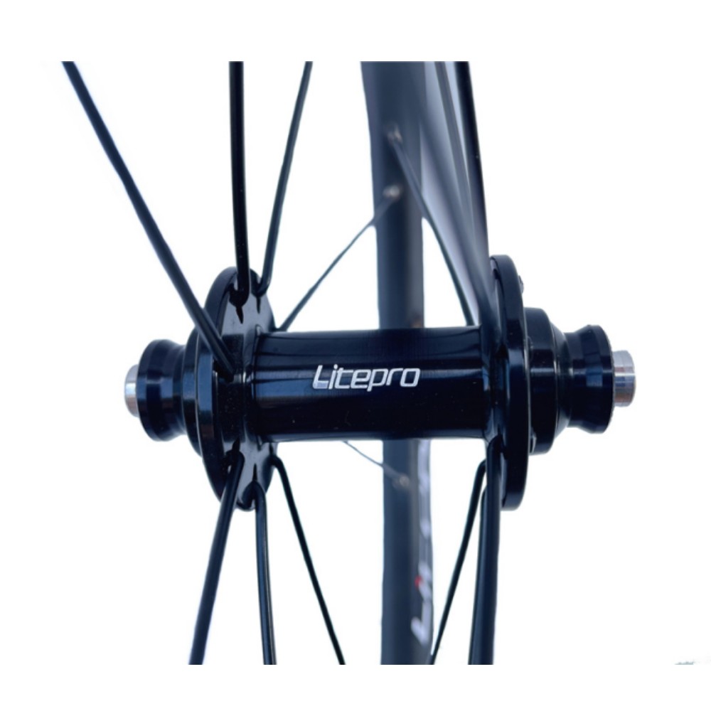 Litepro 16 Inch 305 Folding Bike Wheelset 4 Bearing Front Rear Wheel Set Quick Release Road Bicycle Parts 8/9/10/11 Speed