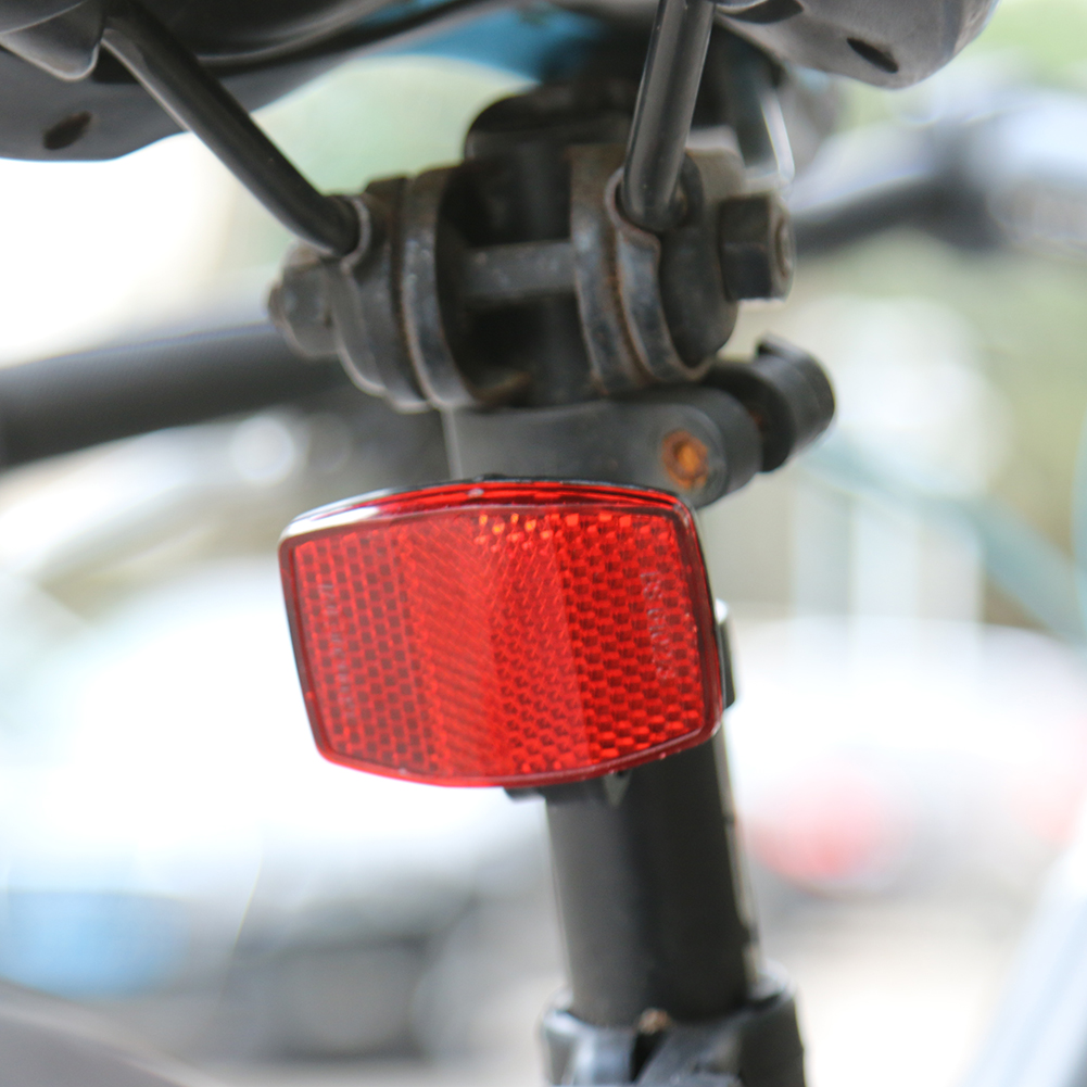 Bicycle Reflective Reflector Bicycle MTB Bike Handlebar Reflector Reflective Front Rear Safety Warning Light Safety Lens 1/10pcs