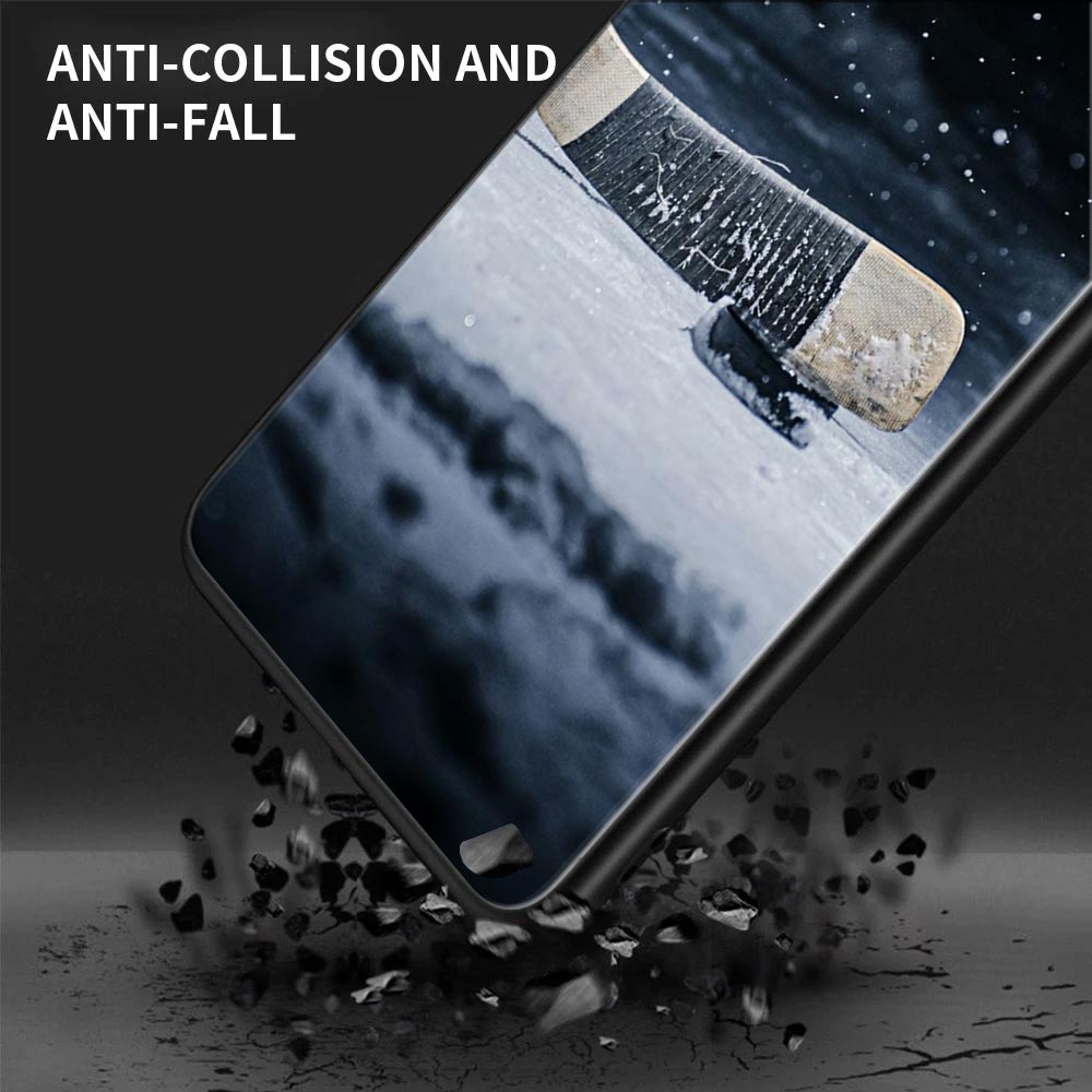 Ice Hockey Pool Sport Black Soft Phone Case for Samsung Galaxy A51 A12 A52 A21s A71 A32 A31 A02s A72 A11 A41 A22 A03s Cover Capa