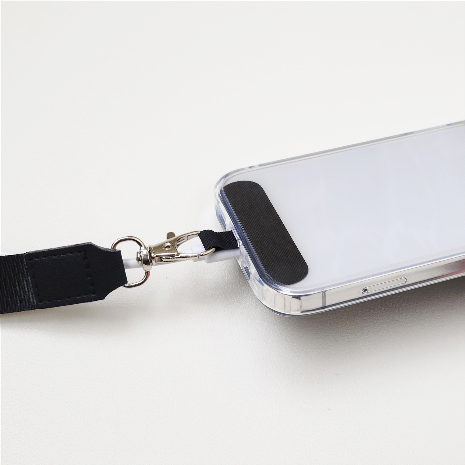 Dureble Mobile Phone Gancio di guarnizione Schede Clip Strong Clip Strong Clip Spacco Snap Hang Crow Cord Rope Patch