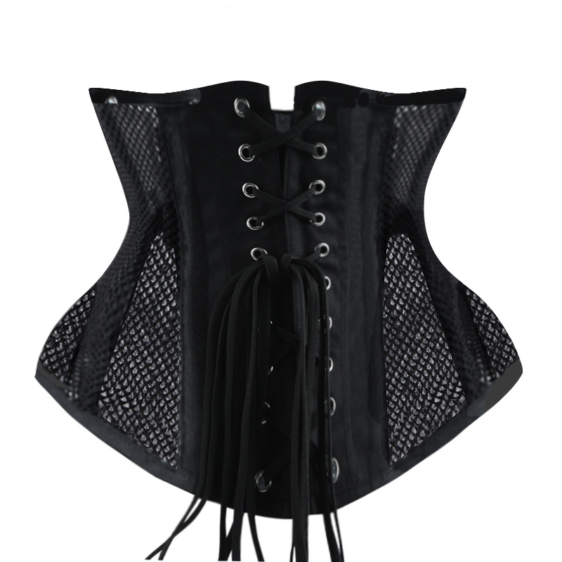 Corset Bustier Underbust Top Women Women's Acciaio Donte Busto Short Busteble Mash Belietta Cincher Corset Goth Goth Vintage Slim Body Cinture