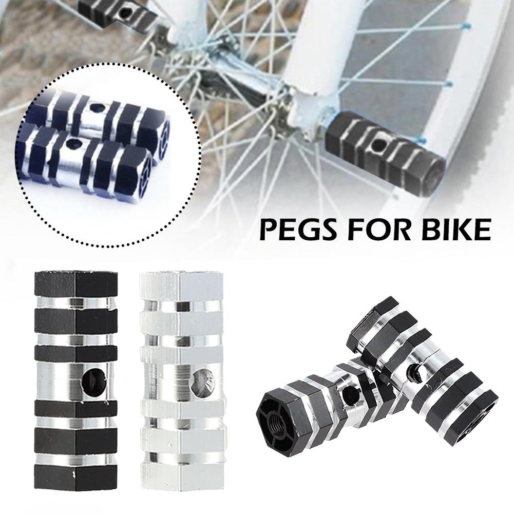 Nieuwe aluminium niet -slip fiets achteras pedaal zeshoekige accessoires apparatuur uitrusting kolom fietsbuis holle riding J2C8