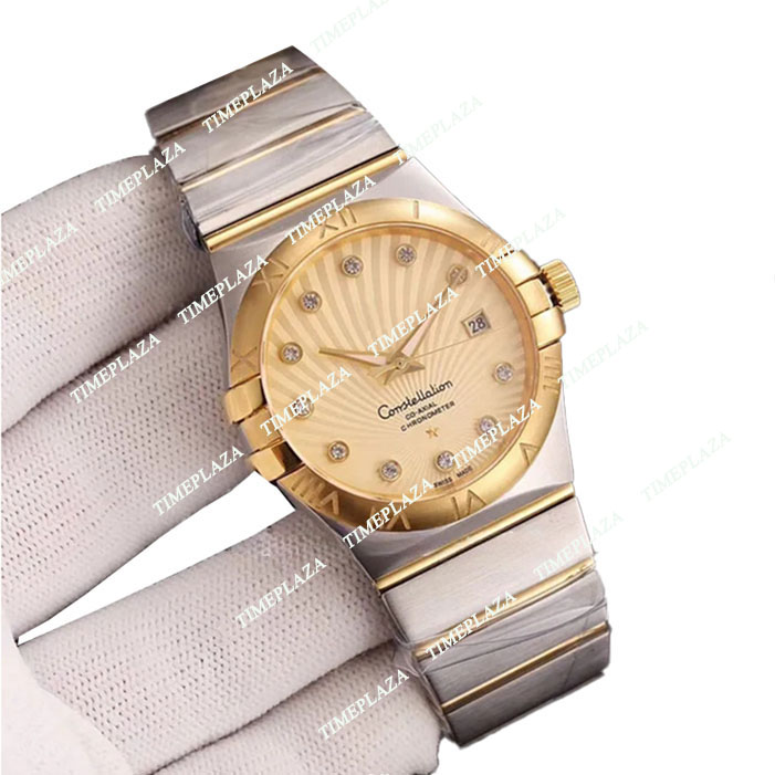 2024 Nuovo nuovo a buon mercato da 38 mm Data 123.10.38.21.02.001 Diaria bianca Miyota 8215 Orologio automatico Sapphire Glass in acciaio inossidabile Orologi braccialetti in acciaio inossidabile