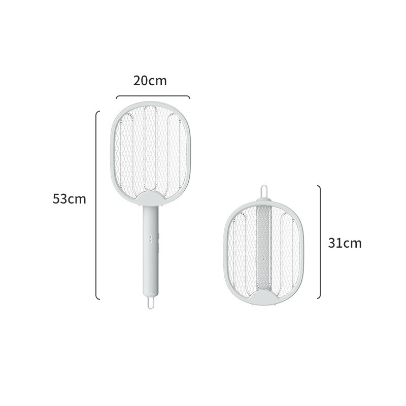 Dobrar o mosquito elétrico Swatter Shock Electric-Use Mosquito assassino USB recarregável 4 em 1 Mosquito Killer Lamp House