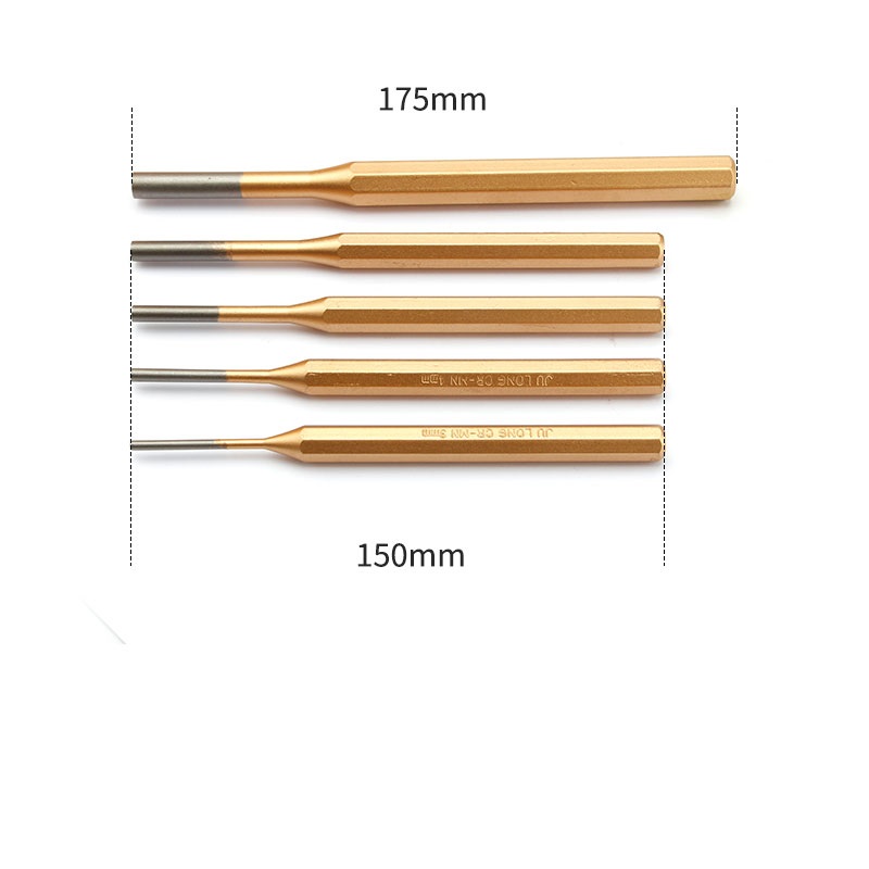 Cylindrical Chisel Cold Chisel Round Pin Center Punch Cone Alloy For Chisel Brickwork Concrete Metal Stone Wood