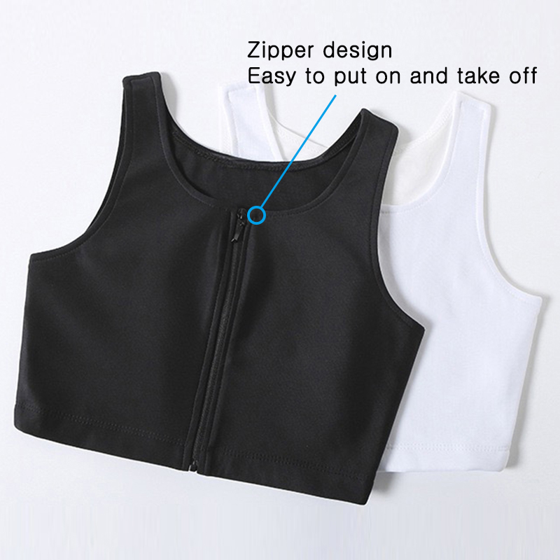 Women Men Chest Flat Vest Transgender Binders Upgrade And Strengthen Elastic Chest Binder Bra Pullover Tank Top