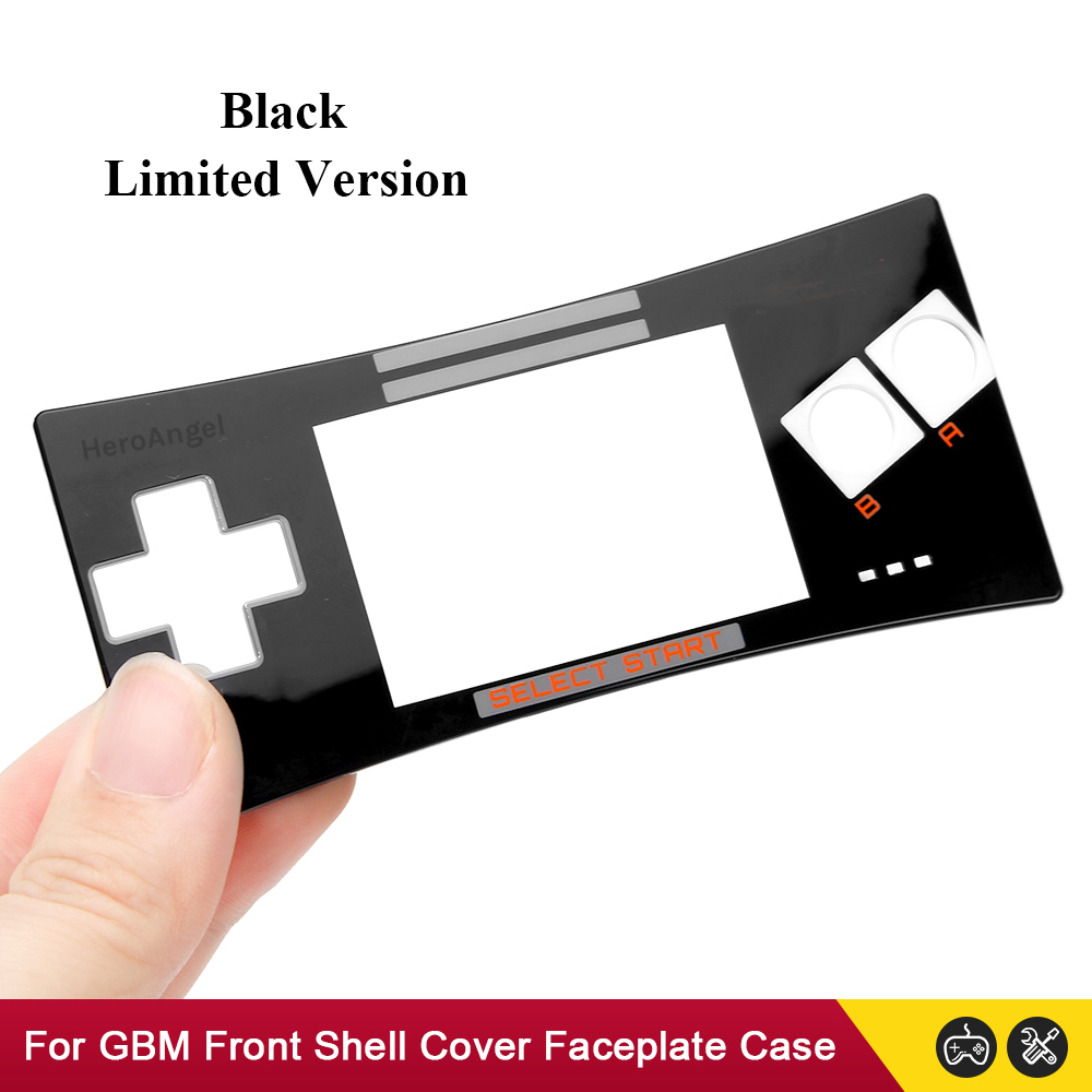 Front Faceplate Cover Replacement for Nintendo GameBoy Micro for GBM Front Case Housing Repair Parts